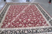 stock wool and silk tabriz persian rugs No.63 factory manufacturer